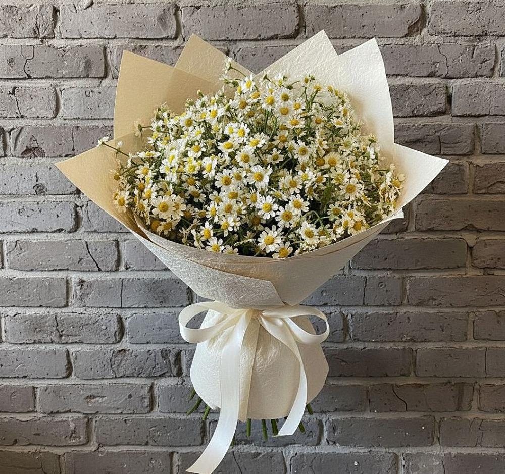 Букет цветов из: Ромашки в Горный Тульская область