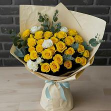 Букет цветов из:  Розы в Горный Тульская область