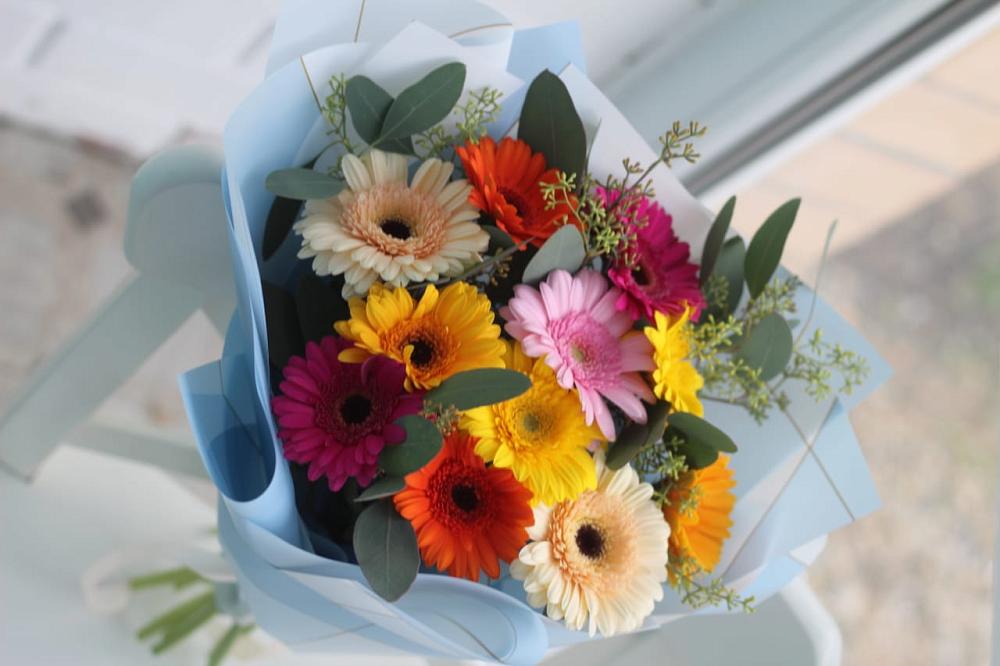 Букет цветов из: Герберы в Горный Тульская область