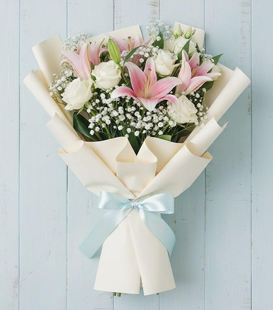 Букет цветов из: Лилии в Горный Тульская область