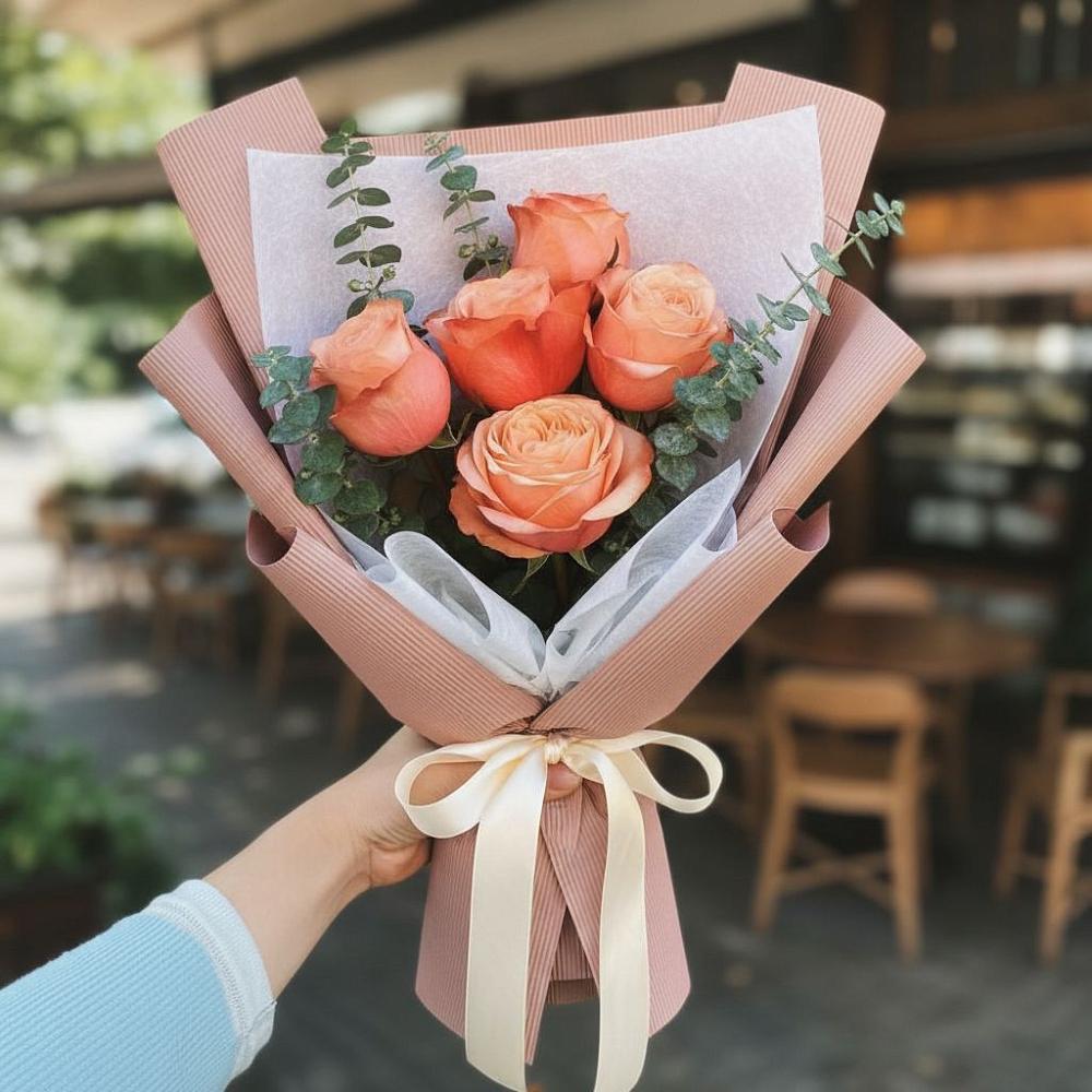 Букет цветов из: Розы в Горный Тульская область