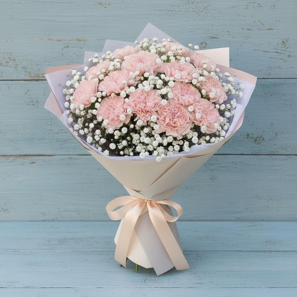 Букет цветов из: Гвоздики в Горный Тульская область