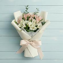 Букет цветов из:  Альстромерии #REPLACE_PRED# Горный Тульская область