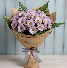 Букет цветов из:  Хризантемы в Горный Тульская область