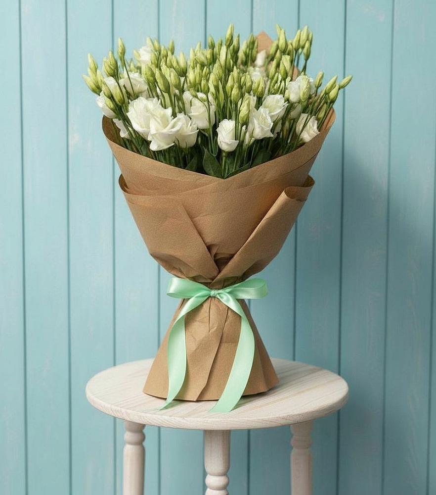 Букет цветов из: Лизиантусы в Горный Тульская область