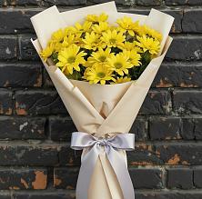 Букет цветов из:  Хризантемы в Горный Тульская область