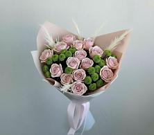 Букет цветов из:  Розы и Хризантемы в Горный Тульская область