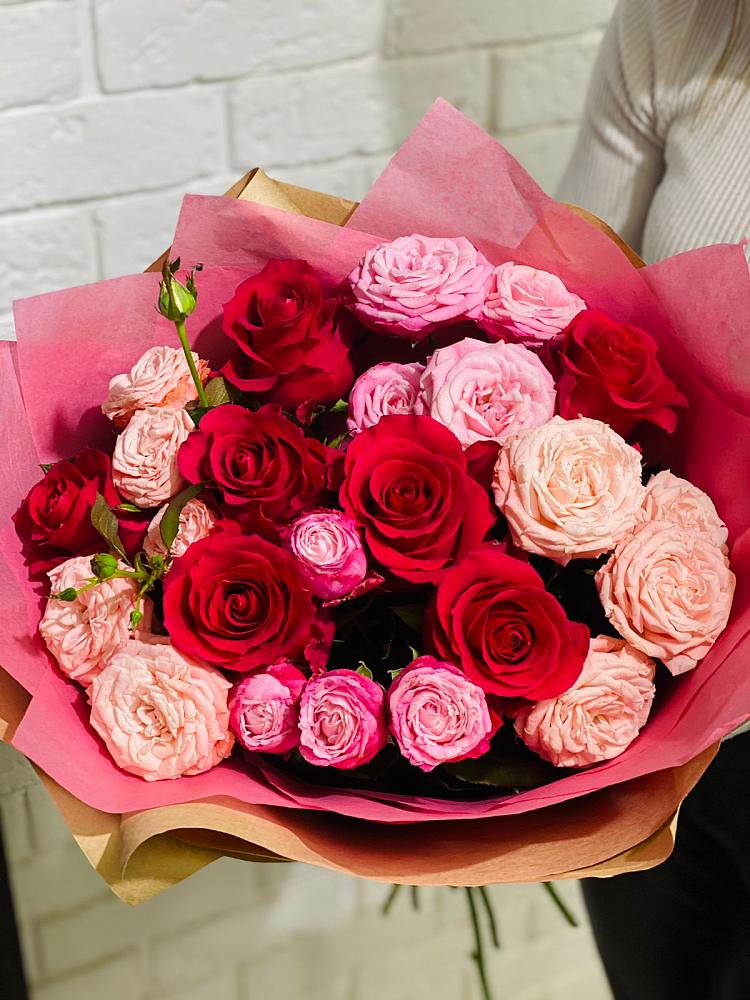 Букет цветов из: Розы в Горный Тульская область
