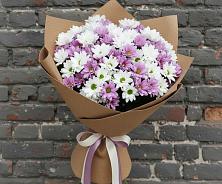 Букет цветов из:  Хризантемы #REPLACE_PRED# Горный Тульская область