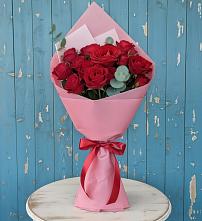 Букет цветов из:  Розы в Горный Тульская область
