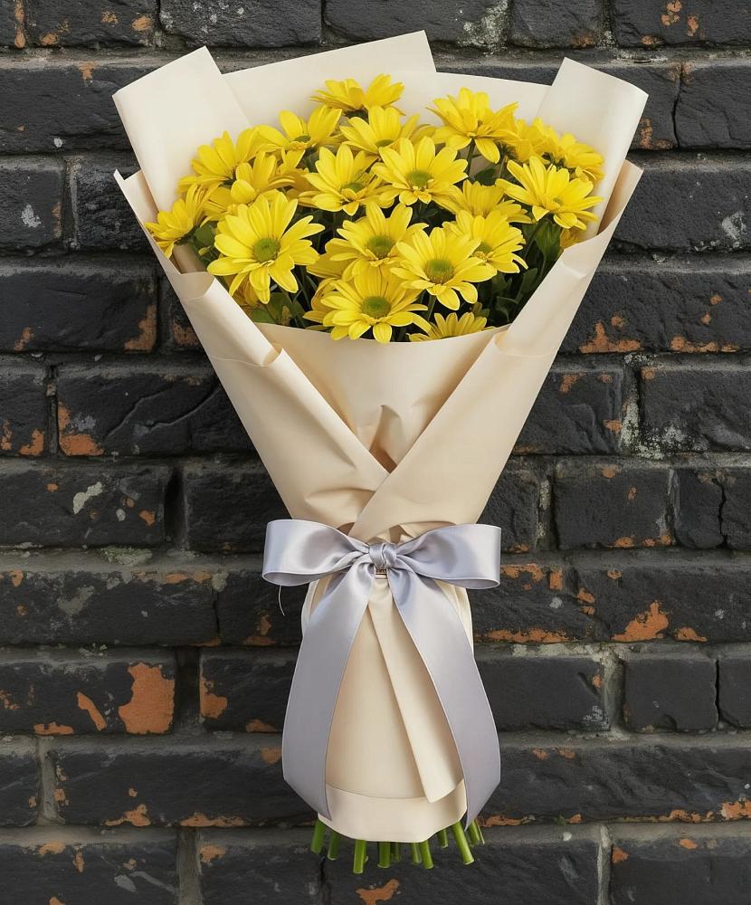 Букет цветов из: Хризантемы в Горный Тульская область