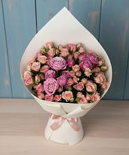 Букет цветов из:  Розы в Горный Тульская область