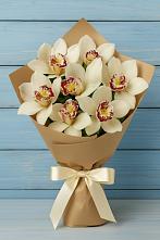 Букет цветов из:  Орхидеи и Розы в Горный Тульская область