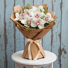 Букет цветов из:  Орхидеи и Розы #REPLACE_PRED# Горный Тульская область